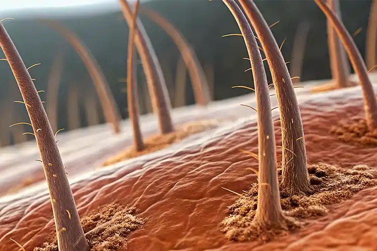 En cas de perte cheveux lié à un virus, les follicules pileux peuvent être pertubés pour la pousse capillaire