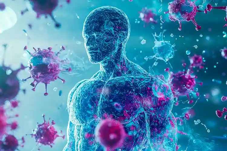 Les virus peuvent avoir un impact négatif sur le corps comme la perte de cheveux