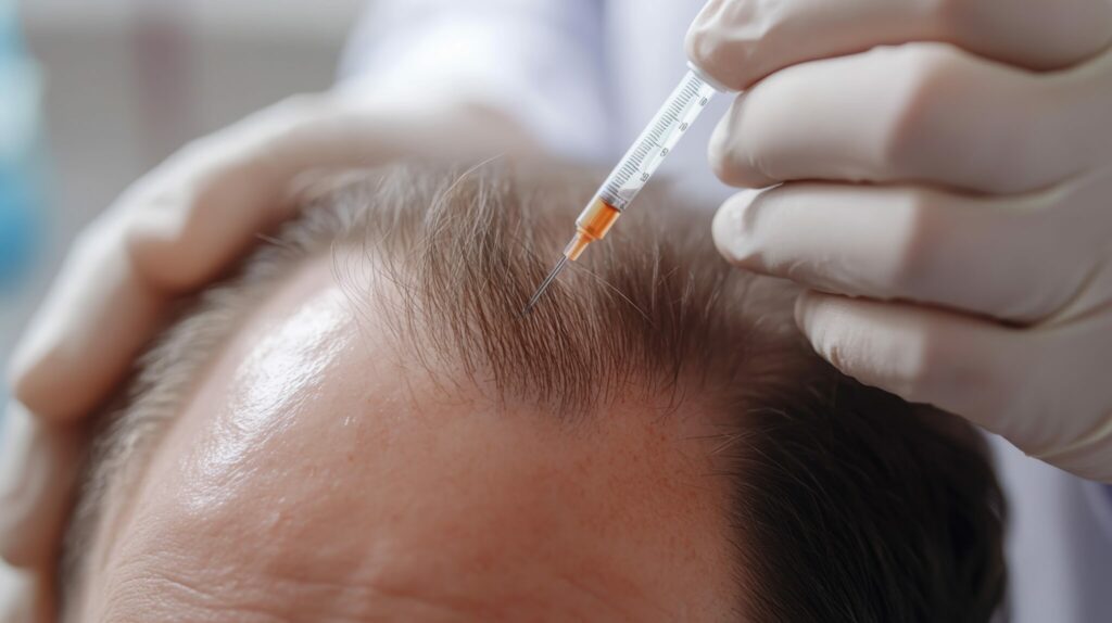 application du traitement en médecine esthétique de la thérapie par exosome