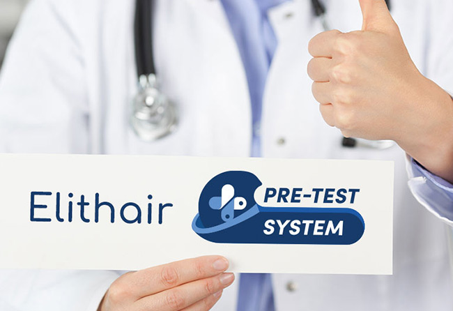 Examen avec le système prétest Elithair