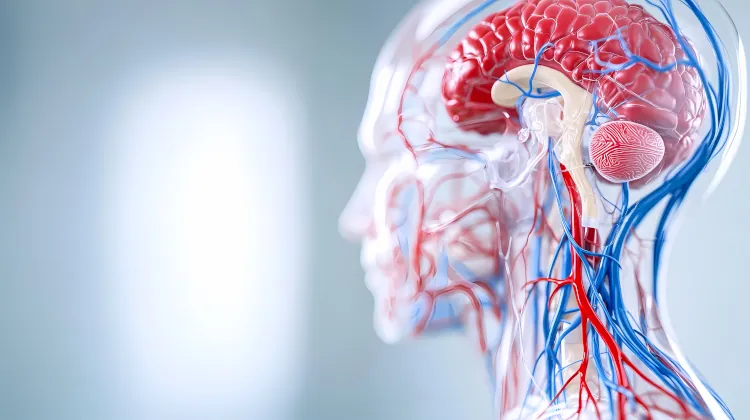 Schéma illustrant le réseau des vaisseaux sanguins et la circulation du sang, mettant en évidence l’irrigation des tissus.